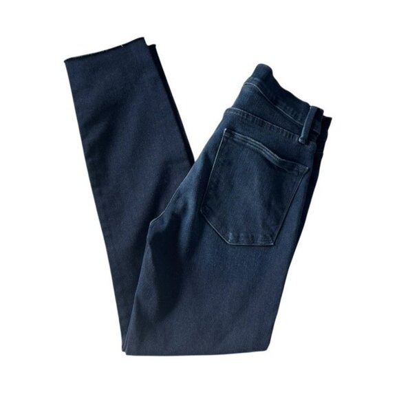 FRAME Denim Womens Sz 26 Le High Skinny Jeans Raw Hems in Swank Wash - Picture 10 of 10